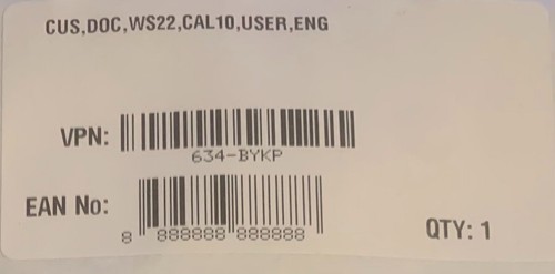 Licenza dell 634 - dell, 634-bykp