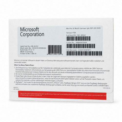 Windows professional 32 - 10,